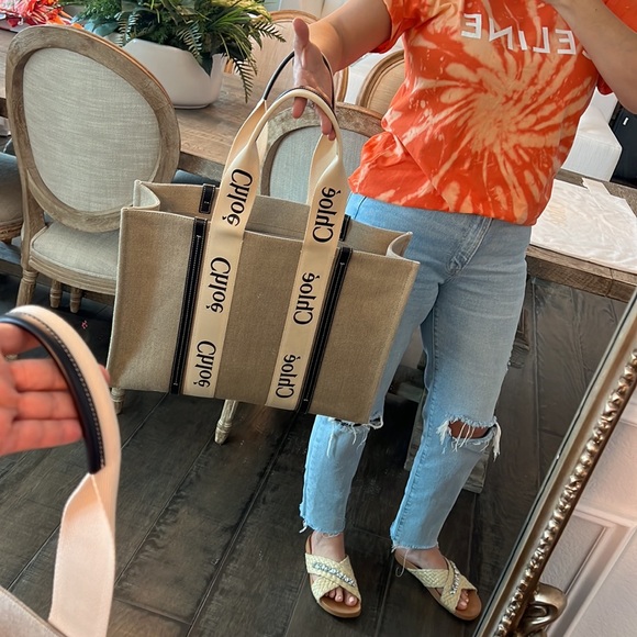 AUTHENTIC NWT CHLOE LARGE WOODY BAG - Picture 12 of 16